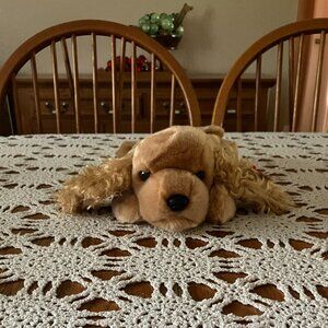 Retired 2001 TY Beanie Buddy Plush Cocker Spaniel Spunky with Tags